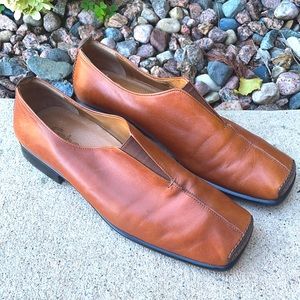 Vintage Gabor Sport brown leather loafer fits 9
